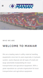 Mobile Screenshot of maniar.com